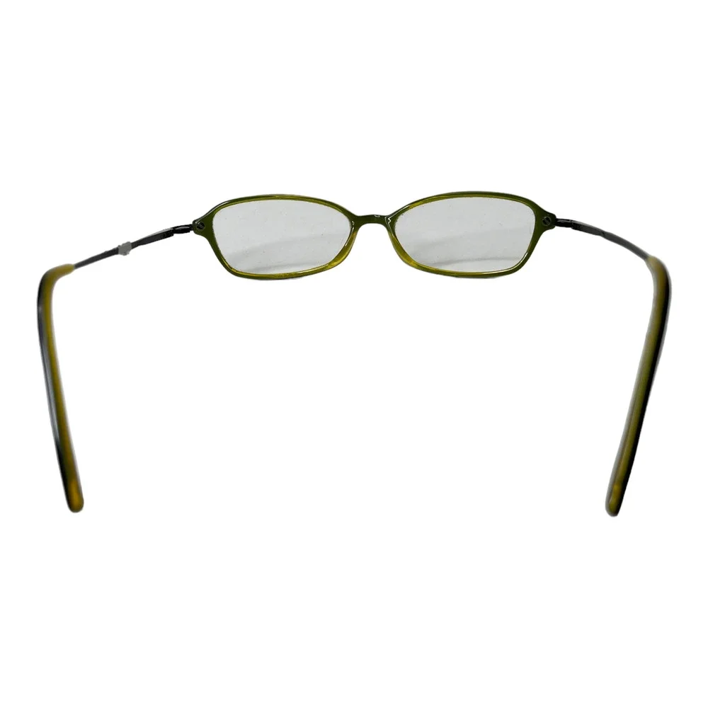 MIRACLECLIP Eyeglasses Frames‎ Black/HNY 49-15-140 Mens Rectangular Frames H3732